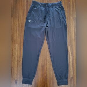 NWT G Gradual Men's Black Jogger Pants with Zipper Pockets - Size M